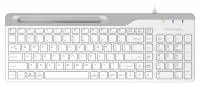 Клавиатура A4Tech Fstyler FK25 белый/серый USB slim