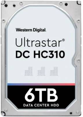 Жесткий диск WD Original SATA-III 6Tb 0B36039 HUS726T6TALE6L4 Server Ultrastar DC HC310 (7200rpm) 256Mb 3.5"