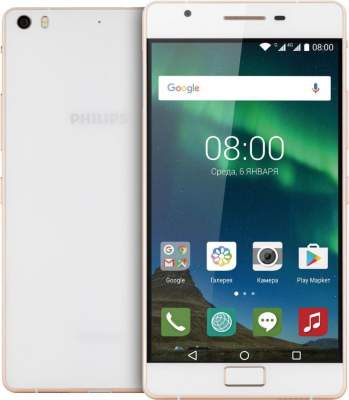 Смартфон Philips Xenium X818 32Gb White (Белый)
