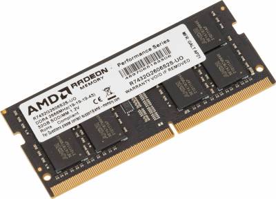 Память DDR4 32Gb 2666MHz AMD R7432G2606S2S-UO Radeon R7 Performance Series OEM PC4-21300 CL19 SO-DIMM 260-pin 1.2В OEM