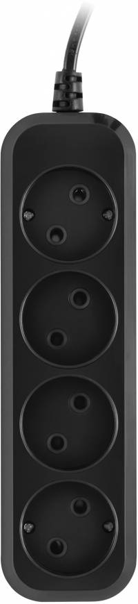 Сетевой удлинитель SunWind SW-PE43-B 3м (4 розетки) черный (коробка)