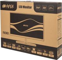 Монитор Hiper 23.8&quot; EasyView FH2402 черный IPS LED 5ms 16:9 HDMI M/M матовая 250cd 178гр/178гр 1920x1080 75Hz FreeSync DP FHD 3.1кг