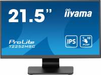 Монитор Iiyama 21.5&quot; ProLite T2252MSC-B2 черный IPS LED 5ms 16:9 HDMI M/M глянцевая 250cd 178гр/178гр 1920x1080 60Hz DP FHD USB Touch 4.5кг