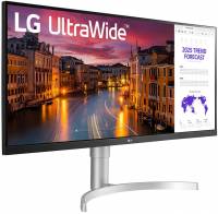 Монитор LG 34&quot; UltraWide 34WN650 белый IPS LED 21:9 HDMI M/M матовая HAS 500cd 178гр/178гр 2560x1080 DisplayPort WQHD 7.7кг
