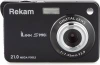 Фотоаппарат Rekam iLook S990i черный 21Mpix 2.7&quot; 720p SDHC/MMC CMOS IS el/Li-Ion