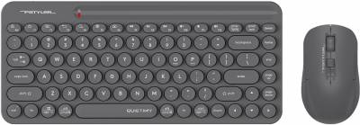 Клавиатура + мышь A4Tech Fstyler FG3200 Air клав:серый мышь:серый USB беспроводная slim Multimedia