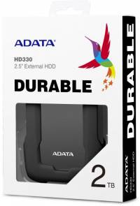 Жесткий диск A-Data USB 3.0 2Tb AHD330-2TU31-CBK HD330 DashDrive Durable 2.5&quot; черный