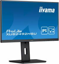 Монитор Iiyama 23.8&quot; ProLite XUB2492HSU-B5 черный IPS LED 16:9 HDMI M/M матовая HAS Piv 250cd 178гр/178гр 1920x1080 75Hz VGA DP FHD USB 5.3кг