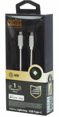 Кабель Cactus CS-LG.USB.A-2 USB (m)-Lightning (m) 2м белый блистер