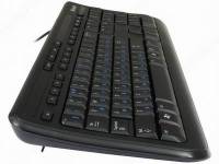 Клавиатура Microsoft Wired 600 черный USB Multimedia
