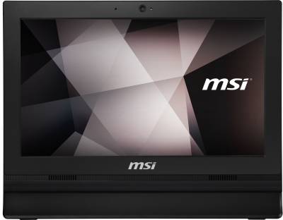 Моноблок MSI Pro 16T 10M-226XRU 15.6" HD Touch Cel 5205U (1.9) 8Gb SSD250Gb HDG CR noOS GbitEth WiFi BT 65W клавиатура мышь Cam черный 1366x768