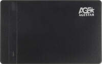 Внешний корпус для HDD/SSD AgeStar 3UB2P3 SATA III USB3.0 пластик черный 2.5&quot;