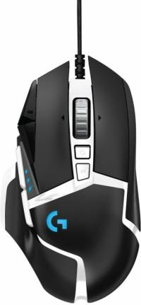 Мышь Logitech G502 SE HERO черный/белый лазерная (16000dpi) USB (11but)