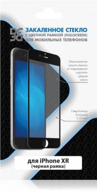 Защитное стекло для экрана DF iColor-19 черный для Apple iPhone XR/11 1шт. (DF ICOLOR-19 (BLACK))