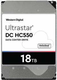 Жесткий диск WD SATA-III 18Tb 0F38459 WUH721818ALE6L4 Server Ultrastar DC HC550 (7200rpm) 512Mb 3.5&quot;