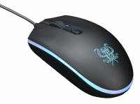 Мышь Оклик 706G OCTA черный оптическая (1600dpi) USB (4but)