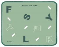 Коврик для мыши A4Tech FStyler FP25 Мини зеленый 250x200x2мм (FP25 GREEN)