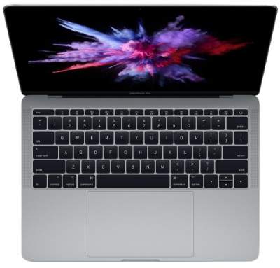 Ноутбук Apple MacBook Pro 13 with Retina display Mid 2017 Space Gray MPXQ2 (Intel Core i5 2300 MHz/13.3/2560x1600/8Gb/128Gb SSD/DVD нет/Intel Iris Plus Graphics 640/Wi-Fi/Bluetooth/MacOS X)