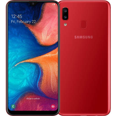 Смартфон Samsung Galaxy A20 (2019) SM-A205F 3/32GB Red (Красный)