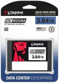 Накопитель SSD Kingston SATA-III 3.84TB SEDC600M/3840G DC600M 2.5&quot; 1 DWPD