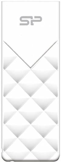 Флеш Диск Silicon Power 64Gb Blaze B03 SP064GBUF3B03V1W USB3.1 белый