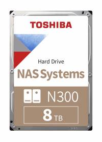 Жесткий диск Toshiba Original SATA-III 8Tb HDWG480UZSVA NAS N300 (7200rpm) 256Mb 3.5&quot; Bulk