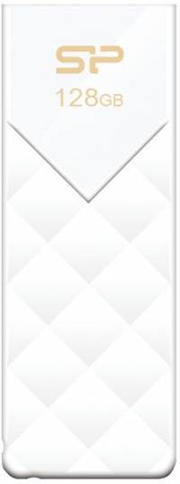 Флеш Диск Silicon Power 128Gb Blaze B03 SP128GBUF3B03V1W USB3.1 белый