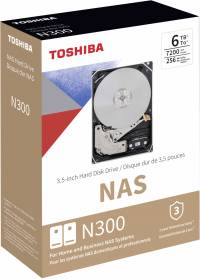Жесткий диск Toshiba SATA-III 6Tb HDWG460EZSTA NAS N300 (7200rpm) 256Mb 3.5&quot; Rtl