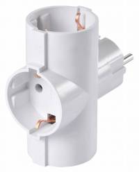 Сетевой разветвитель Buro BU-PS3TG-W (3 розетки) белый (пакет ПЭ)