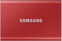 Накопитель SSD Samsung USB-C 500Gb MU-PC500R/WW T7 1.8&quot; красный