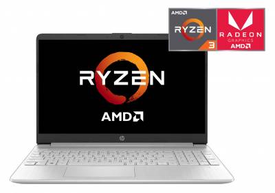 Ноутбук HP 15s-eq1195ur Ryzen 3 3250U 8Gb SSD512Gb AMD Radeon 15.6" IPS UWVA FHD (1920x1080) Free DOS 3.0 silver WiFi BT Cam
