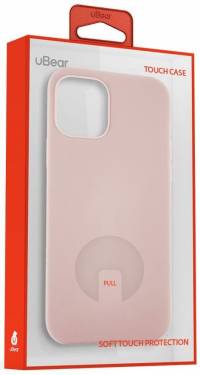 Чехол (клип-кейс) uBear для Apple iPhone 12 mini Touch Case светло-розовый (CS61LR54TH-I20)