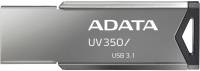 Флеш Диск A-Data 64Gb UV350 AUV350-64G-RBK USB3.0 серебристый