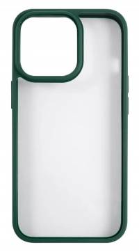 Чехол (клип-кейс) для Apple iPhone 13 Pro Usams US-BH770 прозрачный/зеленый (УТ000028120)