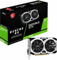 Видеокарта MSI PCI-E GTX 1650 D6 VENTUS XS OCV3 NVIDIA GeForce GTX 1650 4Gb 128bit GDDR6 1620/12000 DVIx1 HDMIx1 DPx1 HDCP Ret