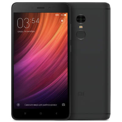 Смартфон Xiaomi Redmi Note 4 32Gb (Snapdragon 625) Black (Черный)