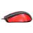 Мышь Оклик 225M черный/красный оптическая (1200dpi) USB для ноутбука (3but)