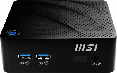 Неттоп MSI Cubi N JSL-068XRU slim PS N6000 (1.1) 8Gb SSD250Gb UHDG noOS GbitEth WiFi BT 65W черный (9S6-B0A111-088)