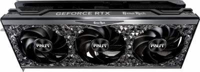 Видеокарта Palit PCI-E 4.0 PA-RTX4080 GAMEROCK OMNIBLACK NVIDIA GeForce RTX 4080 16Gb 256bit GDDR6X 2205/22400 HDMIx1 DPx3 HDCP Ret