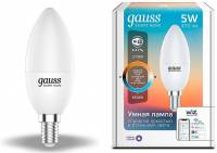 Умная лампа Gauss IoT Smart Home E14 5Вт 470lm Wi-Fi (упак.:1шт) (1110112)
