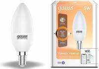 Умная лампа Gauss IoT Smart Home E14 5Вт 470lm Wi-Fi (упак.:1шт) (1100112)