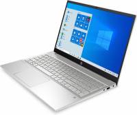 Ноутбук HP Pavilion 15-EG200 Core i7 1255U 16Gb SSD512Gb Intel Iris Xe graphics 15.6&quot; IPS IPS FHD (1920x1080) Windows 11 Home Multi Language silver WiFi BT Cam (4U8D4AV)