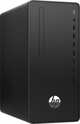 ПК HP 290 G4 MT i3 10100 (3.6) 8Gb SSD256Gb UHDG 630 DVDRW Free DOS GbitEth WiFi BT клавиатура мышь черный