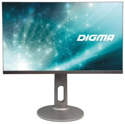 Монитор Digma 27" DM-MONB2708 черный IPS LED 5ms 16:9 HDMI M/M матовая HAS Piv 300cd 178гр/178гр 2560x1440 75Hz DP 2K USB 4.93кг