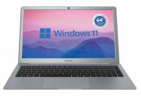 Ноутбук Digma EVE 15 P418 Celeron N4020C 4Gb eMMC128Gb Intel UHD Graphics 600 15.6&quot; FHD (1920x1080) Windows 11 Home Multi Language 64 grey space WiFi BT Cam 5000mAh (NCN154BXW01)