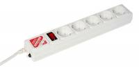 Сетевой фильтр Powercube SPG-B-6-WHITE 1.9м (5 розеток) белый (коробка)