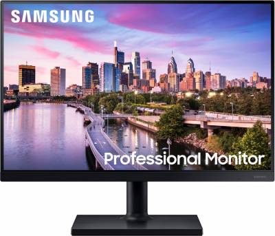 Монитор Samsung 24" F24T450GY черный IPS LED 16:10 DVI HDMI M/M матовая HAS Piv 250cd 178гр/178гр 1920x1200 75Hz DP FHD USB 5.5кг (RUS)