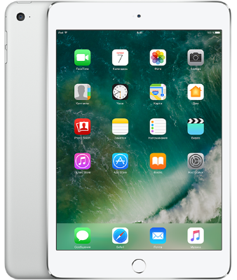 Планшет Apple iPad mini 4 16Gb Wi-Fi + Cellular Silver (Серебристый)