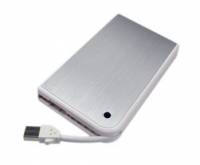 Внешний корпус для HDD/SSD AgeStar 3UB2A14 SATA II пластик/алюминий белый 2.5&quot;
