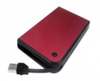 Внешний корпус для HDD/SSD AgeStar 3UB2A14 SATA II USB3.0 пластик/алюминий красный 2.5&quot;